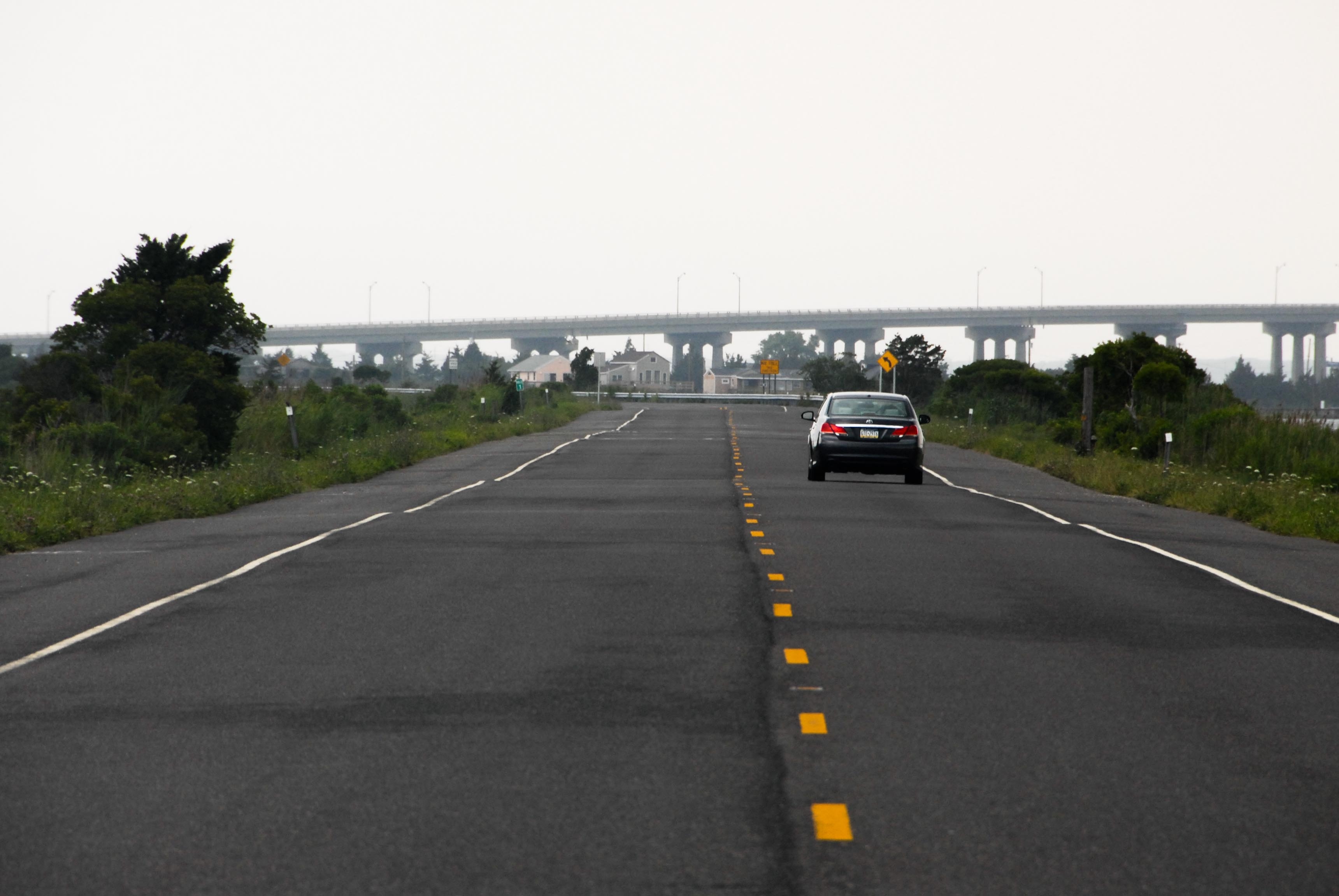 Road at the Jersey Shore