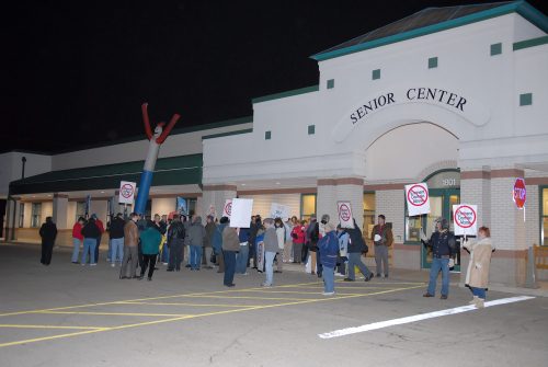 Vigil for International Plaza
